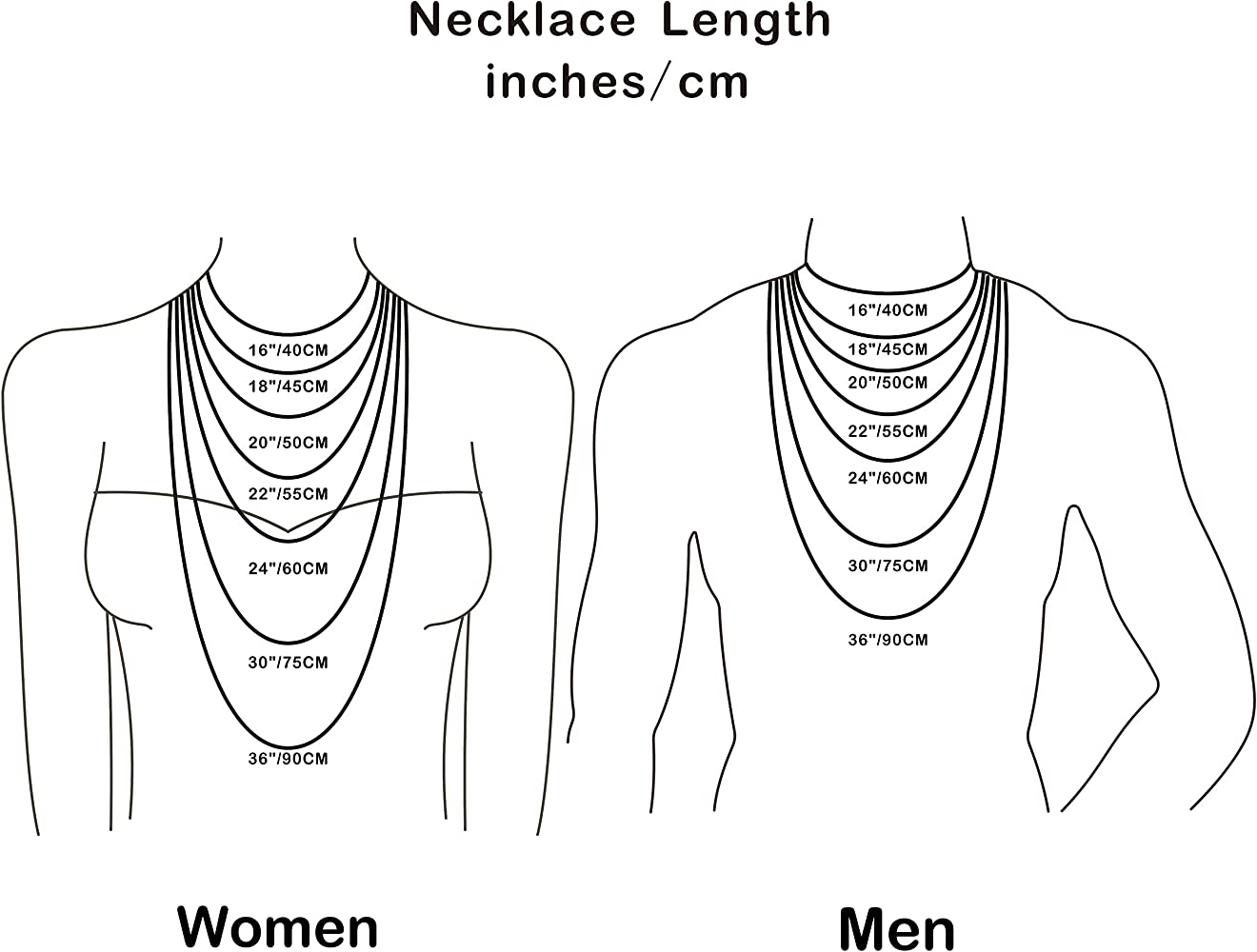 Silver Curb Chain for Women or Men