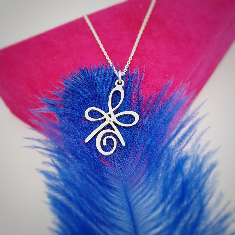 INNER STRENGTH Symbol Necklace, [product type], - Personalised Silver Jewellery Ireland by Magpie Gems