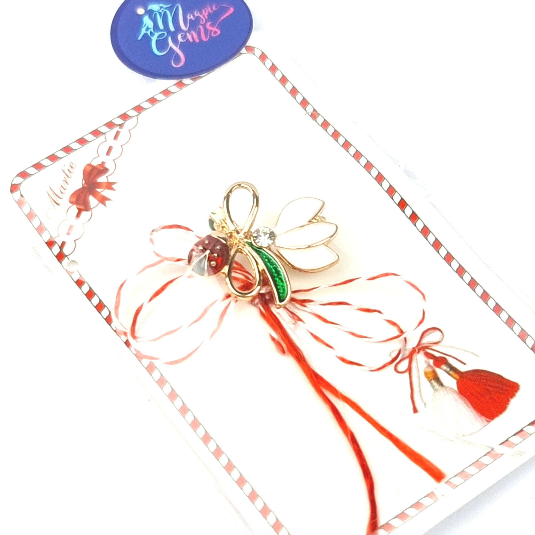 Martisoare LUCKY SNOWDROPS - Martisor Brooch / Brosa